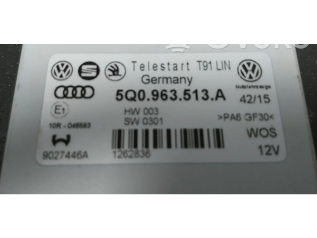 Блок управления климат-контролем 5Q0963513A   Volkswagen Touran III