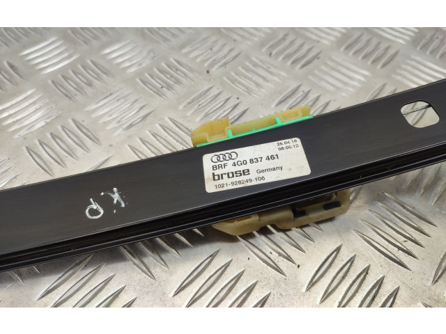 Передний електрический механизм для подъема окна без двигателя 4G0837461    Audi A6 Allroad C7