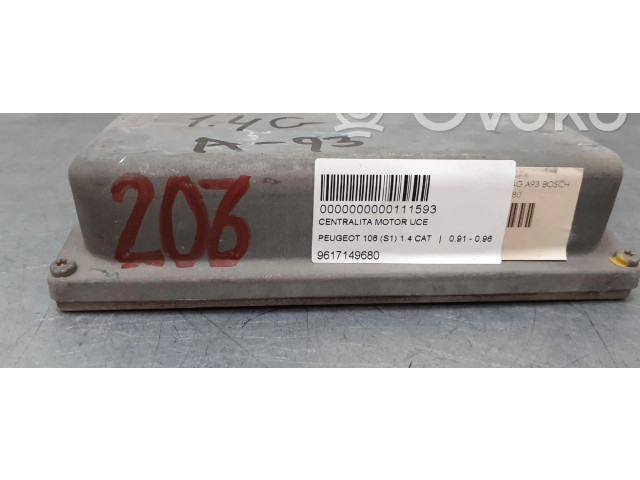 Řídící jednotka 9617149680   Peugeot 106 