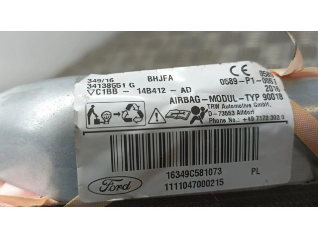 Боковая подушка безопасности C1BB14B412AD, 34138551G   Ford Fiesta