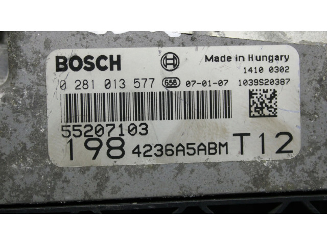 Řídící jednotka 0281013577, 55207103   Fiat Bravo 2008
