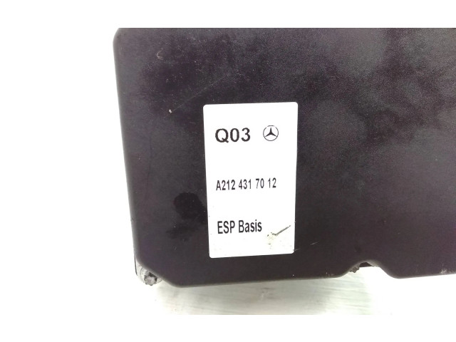 Jednotka ABS A2124317012, 0265239257   Mrcedes-Benz E A207 2013