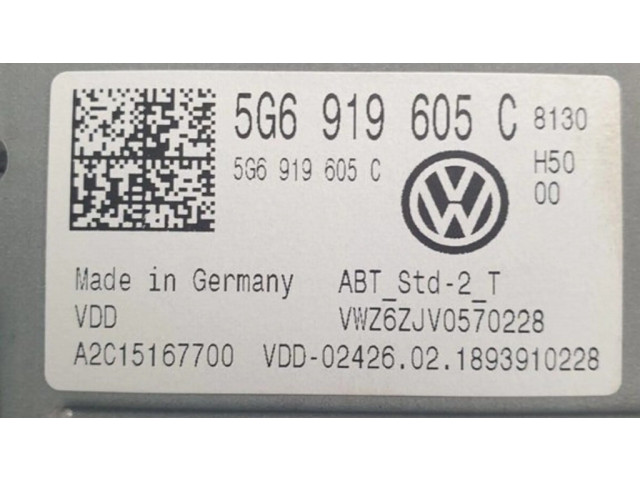 Дисплей    5G6919605C, VWZ6ZJV0570228   Volkswagen Golf VII