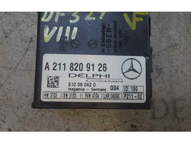 Другие блоки управления / модули A2118209126, A2118209126   Mercedes-Benz SLK R170 2004