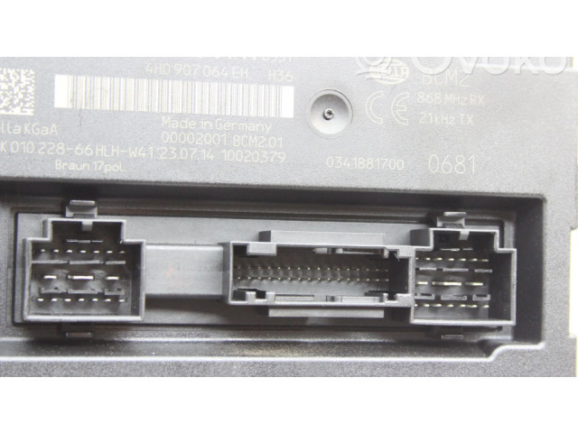 Блок комфорта 4H0907064FH, 4H0907064EH   Audi A6 S6 C7 4G   