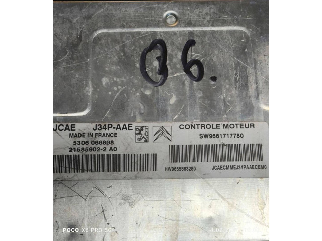 Řídící jednotka 9661717780, 5306066898   Peugeot 1007 2005