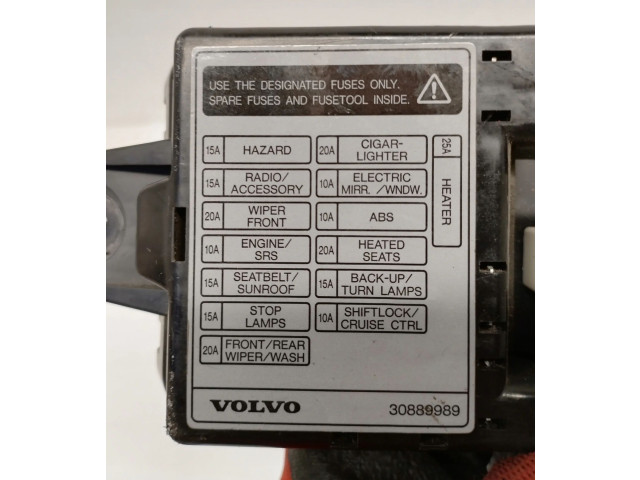   Pojistková skříňka 30889989, 30889989   Volvo S40, V40 1996