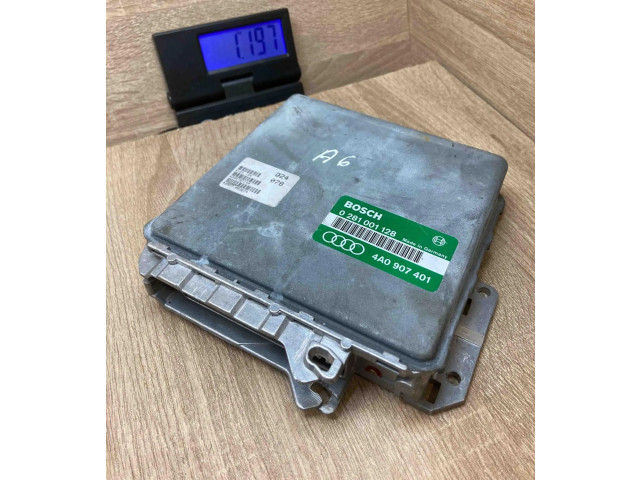 Řídící jednotka 4A0907401, 0281001128   Audi 100 S4 C4 1990