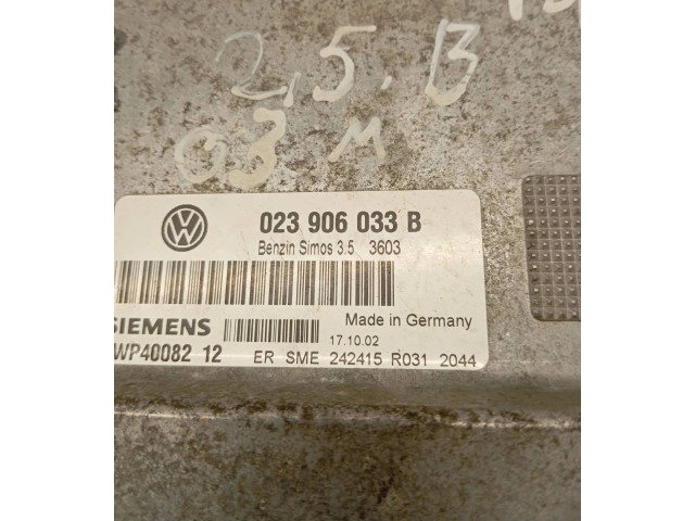 Блок управления двигателя 023906033B   Volkswagen Transporter - Caravelle T4
