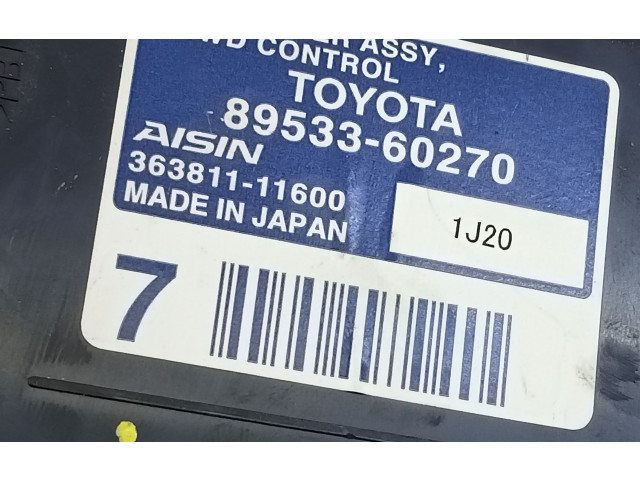 Блок управления 8953360270, 36381111600   Toyota Land Cruiser (J150)