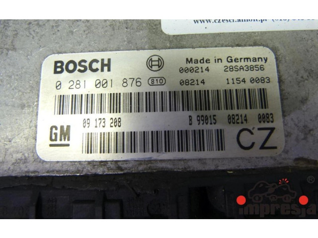 Блок управления двигателем Блок управления IMPRK578532   Opel Omega B2