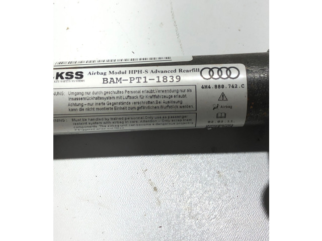 Боковая подушка безопасности 4H4880742C, BAMPT11839   Audi A8 S8 D4 4H