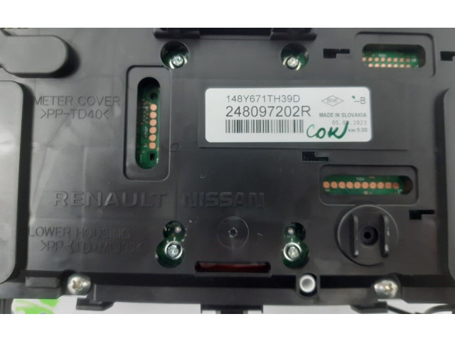 Přístrojová deska  Renault Kangoo III 2023 248097202R, 248097202R  