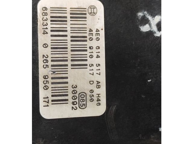 Jednotka ABS 4E0614517AB, 4E0910517D   Audi A8 S8 D3 4E 2006