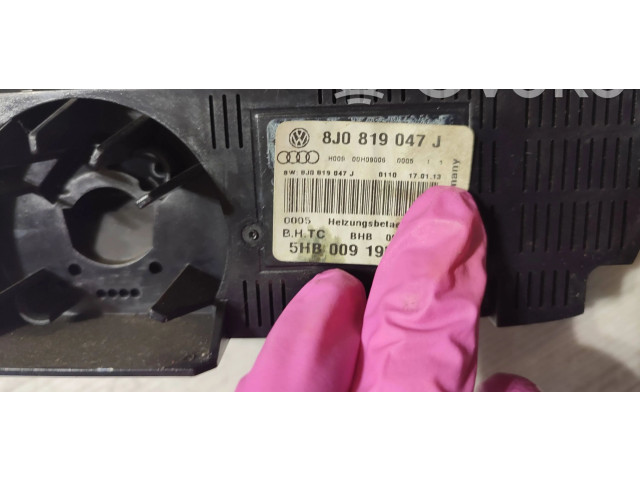 Блок управления климат-контролем 8J0819047J, 5HB009191   Audi TT TTS Mk2