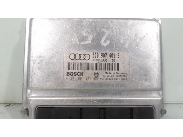 Řídící jednotka 8D0907401B, 0281001811   Audi A4 S4 B5 8D 2000