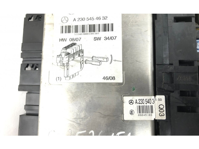   Pojistková skříňka 05045117, A2305454632   Mercedes-Benz SL R230 2003