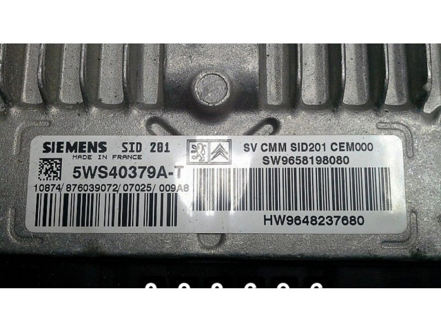 Řídící jednotka 5WS40379A-T   Citroen C6 2008
