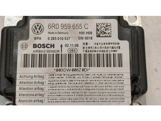 Блок подушек безопасности 6R0959655C, 0285010527   Volkswagen Polo V 6R