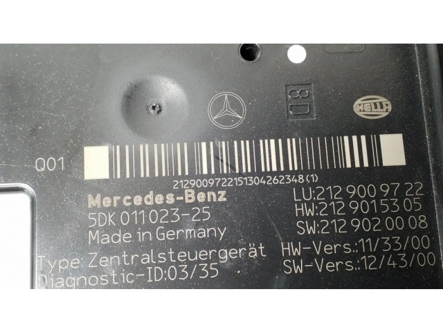 Блок предохранителей A2129009722   Mercedes-Benz E C207 W207    