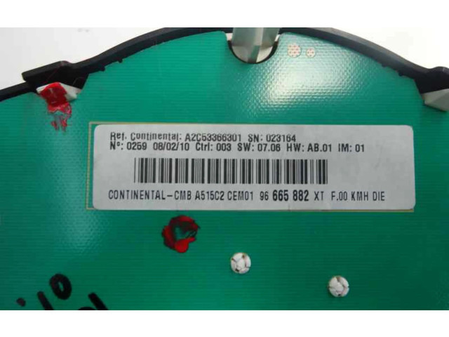 Přístrojová deska  Citroen C3 Pluriel 2010 96665882XT  