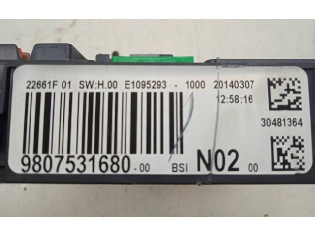 Модуль управления BSM 9807531680, 00   Citroen C4 Cactus    