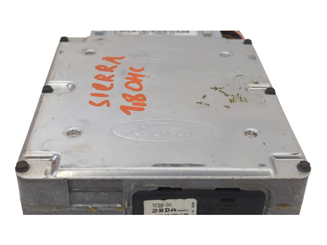 Блок управления двигателя 92BB12A650DA, 2BDA   Ford Sierra