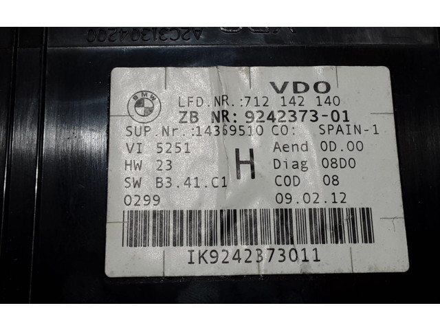 Панель приборов 924237301   BMW X1 E84       