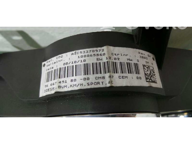 Přístrojová deska  Peugeot 207 2006 9666749180  