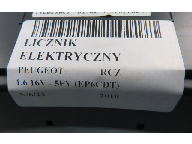 Přístrojová deska  Peugeot RCZ 2010 9666661180  