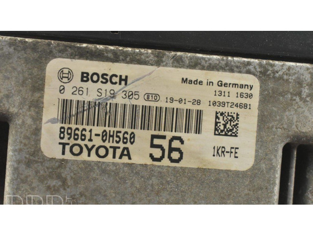 Řídící jednotka 896610H560, 1039T24681   Toyota Aygo AB40 2018
