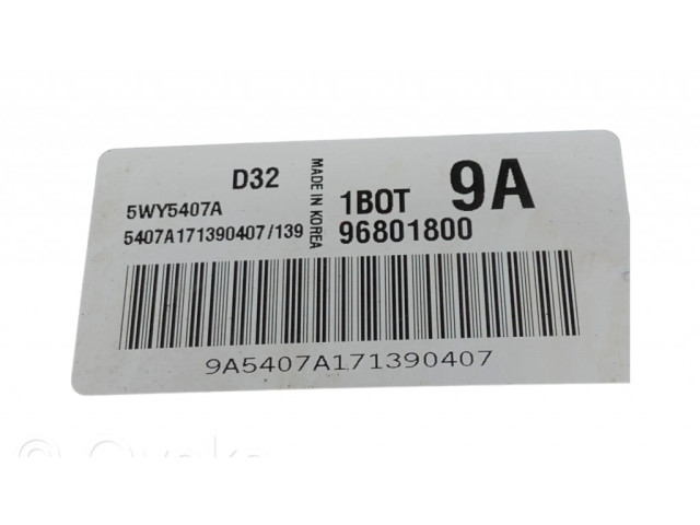 Řídící jednotka 96801800, 5WY5407A   Chevrolet Matiz 2008