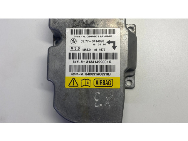 Блок подушек безопасности 31341499001X, 04B091AC0918J   BMW X3 E83