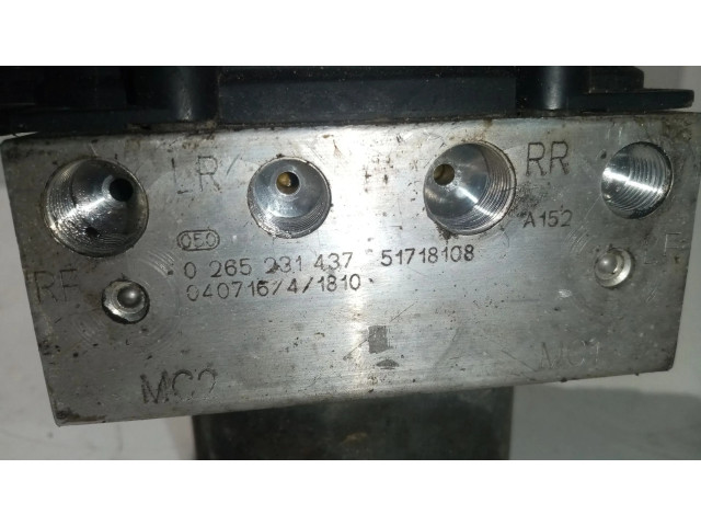 Блок АБС 0265231437, 51718108   Fiat  Stilo  