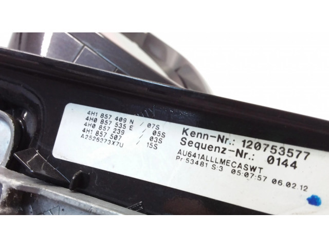 Zpětné zrcátko  levé Audi A8 S8 D4 4H 2012  4H1857409N, 4H0857535E  