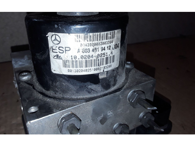 Jednotka ABS A0034319412Q04, A2095452732   Mercedes-Benz C W203 2003