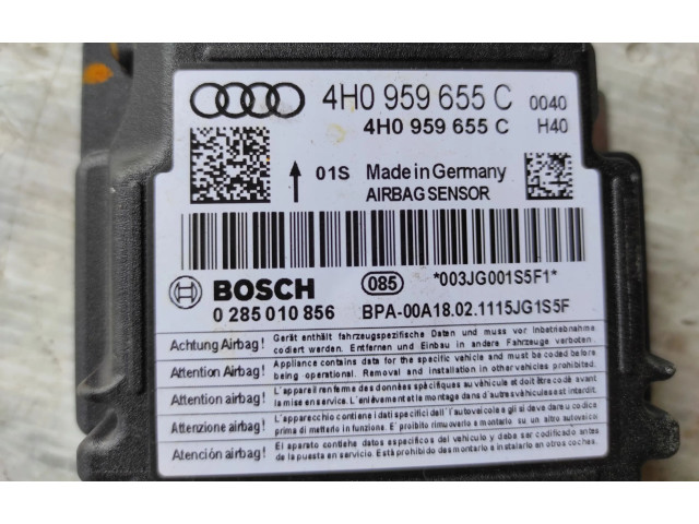 Блок подушек безопасности 4H0959655C   Audi A8 S8 D4 4H