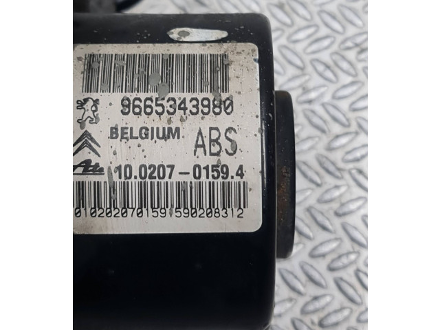 Jednotka ABS 9665343980, 10020701594   Peugeot 207 2010
