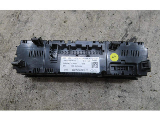 Блок управления климат-контролем 4H0820043D   Audi A8 S8 D4 4H