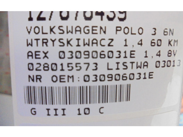 Форсунка 030906031E, 030906031E    Volkswagen Polo III 6N 6N2 6NF   