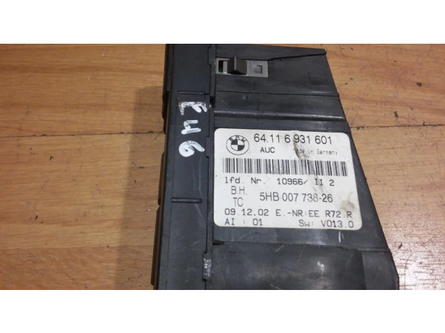 Блок управления климат-контролем 64116931601   BMW 3 E36
