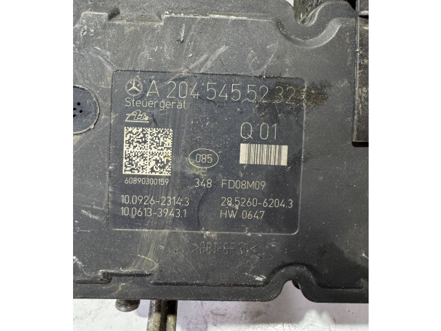 ABS Steuergerät A2045455232, 28526062043   Mercedes-Benz C W204 2008