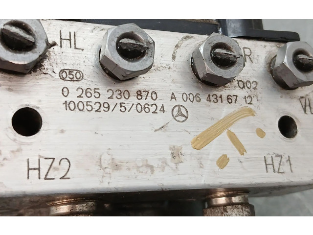 Jednotka ABS a0064316712, 0265230870   Mercedes-enz B W245 2010