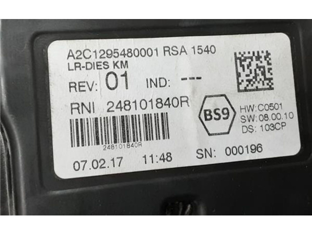 Панель приборов 248101840R, 248101840R   Renault Megane E-Tech       
