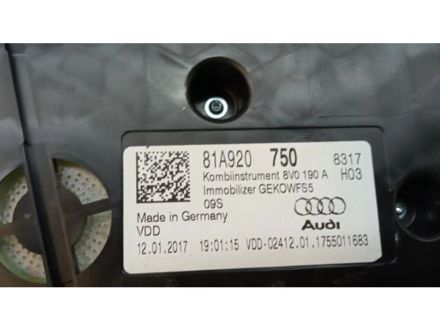 Панель приборов 81A920750   Audi Q2 -       