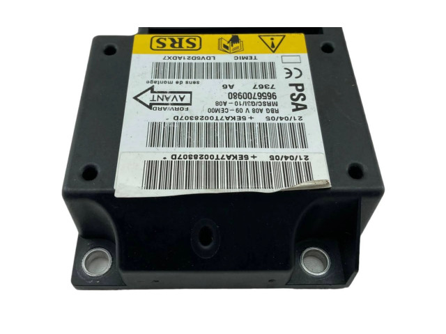 Блок подушек безопасности 9656700980   Peugeot 1007