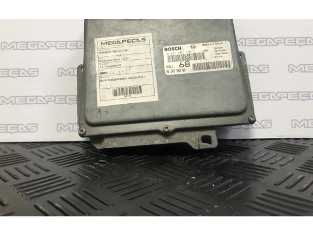 Řídící jednotka 9620398980, 0261203736   Peugeot 106 