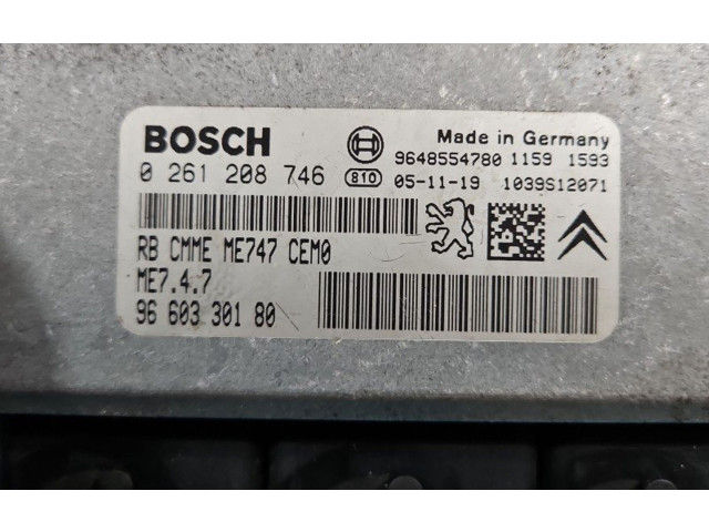 Řídící jednotka 0261208746, IMPRK1422283   Peugeot 407 2007