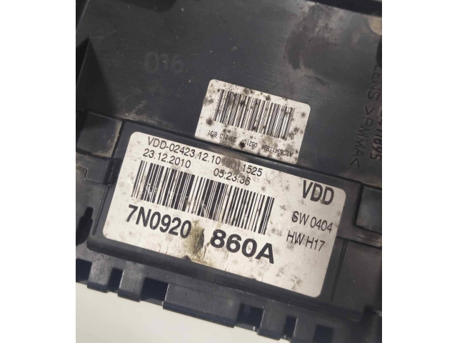 Přístrojová deska  Volkswagen Sharan 2011 A2C53411895, 5M0035186AA  