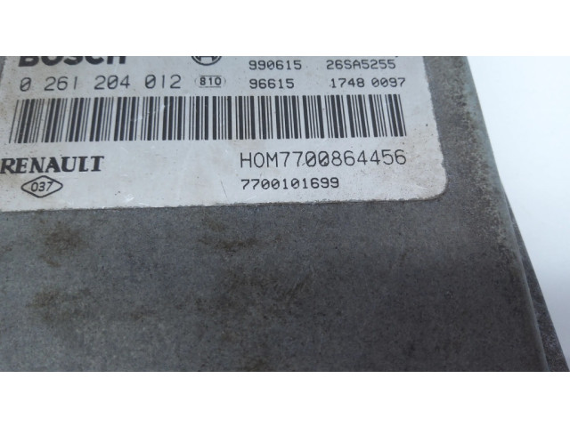 Řídící jednotka 0261204012, 7700864456   Renault Safrane 1999